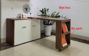 Giường xếp thông minh 1m2x1m9 màu óc chó