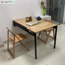 Bàn Thông Minh Kiêm Kệ Để Đồ Gấp Tường