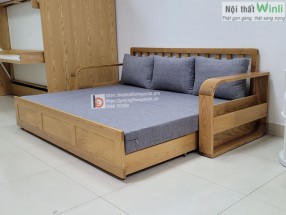 Sofa Giường Gỗ Thông Minh-TX15