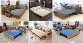 Mẫu Sofa Giường Gỗ Thông Minh Giá Tốt