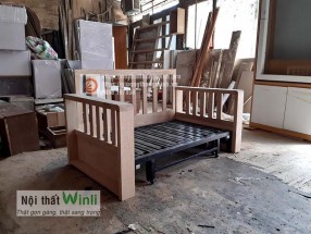 Khung Nan Sắt Sofa Giường Thông Minh