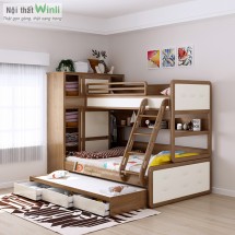 9+ Mẫu Giường Tầng Gỗ Tự Nhiên Cho Bé